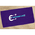 Velour Beach Towel 30X60 - Purple (IMPRINTED)